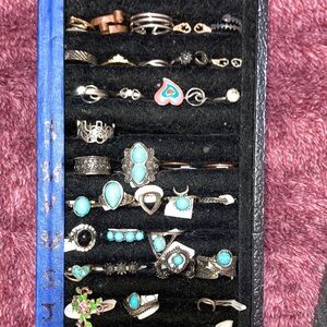 Your choice of 1 Turquoise and Silver ring